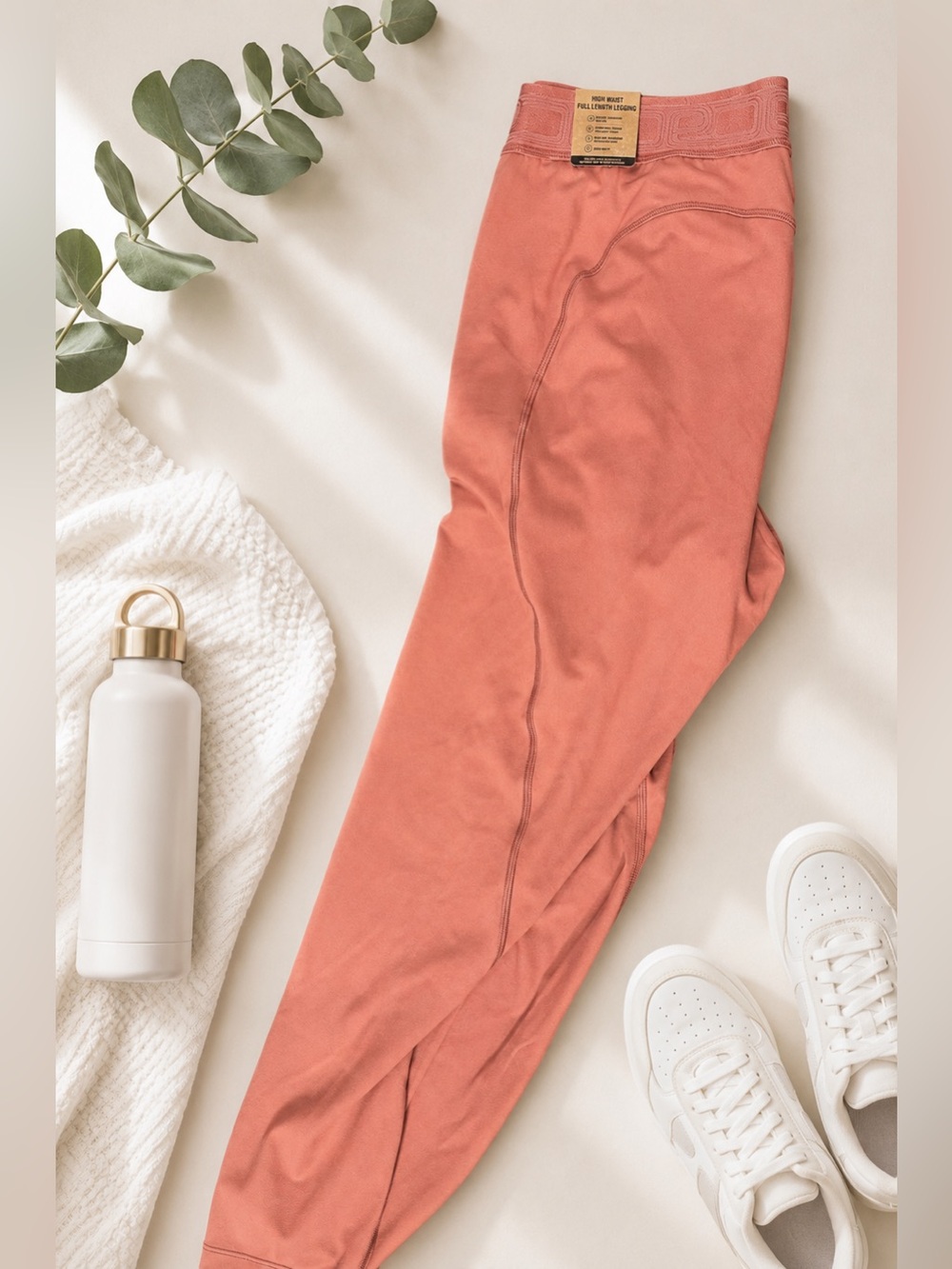 PINK Victoria's Secret High-Rise Leggings in Dusty Pink